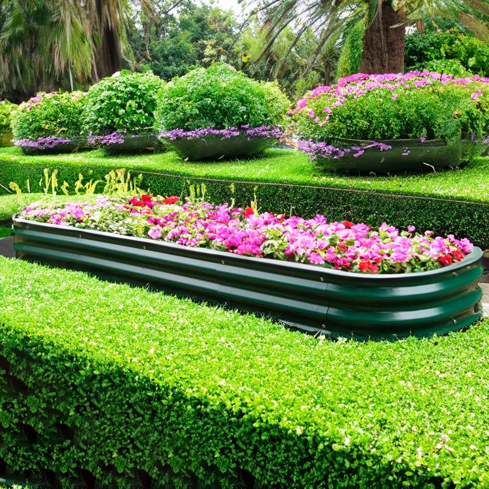Emerald - 8" tall modular raised garden bed